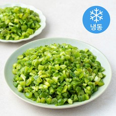청피망 다이스 (냉동), 1개, 1kg