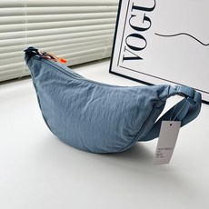 파스텔 반달 크로스백