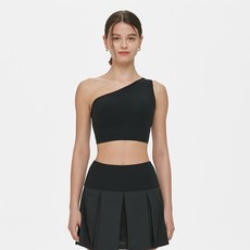 mulawear 女款單肩帶格紋罩杯式上衣 AWSDBR042