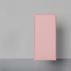 Miso Roun 牆面軟墊 壁貼, 粉紅色