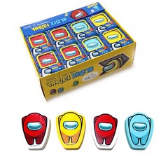 Feelbox Ermonus 字符橡皮擦 4 x 10p, 混色, 1套