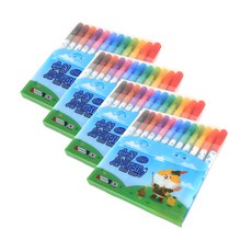 Morning Glory 12色水性彩色筆組, 藍色, 4套