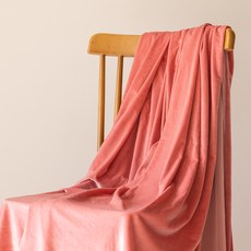 大成紡織 彈性絲絨布料, 1個, 3008 盛開粉