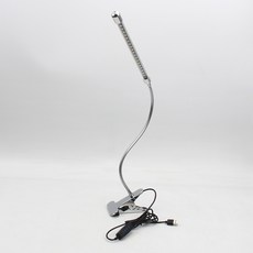 마켓피아 LED 책상 테이블 집게 조명등, 02 실버