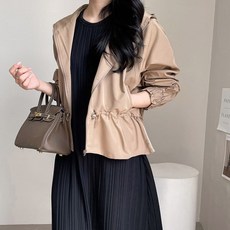 myseason 女款連帽抽繩外套