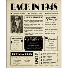 復古黑白海報 28