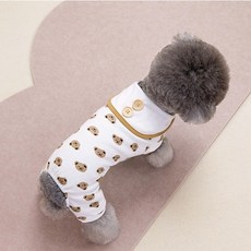 Coco studio 小狗鈕扣熊連身衣, 混合顏色, 1個