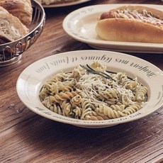 TINNY BLANC 字母農夫市集義大利麵碗 24cm, 1個, 混合色