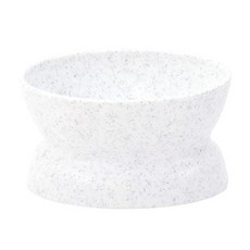 반려동물 모던 펫 볼 식기, 화이트, 1개