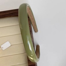 C.O.B 厚實漆皮人造皮革髮帶