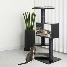 딩동펫 고양이 시크 캣타워 베이직, 1개