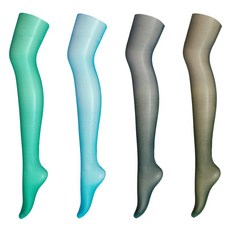 Anyleg 透視透明彩色褲襪 20D 4件組