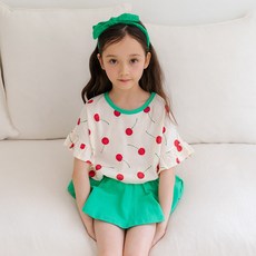 라라아망 앵두 프릴 티셔츠