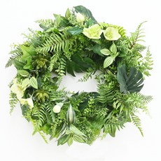 Garden in the City 大型植物花環, 混搭色