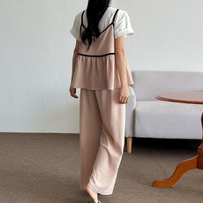 봉봉스토리 룰레오 배색 임산부 상하 세트