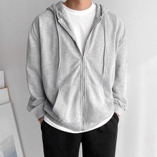 MEOSIDDA 男款3層魚鱗布連帽拉鍊外套