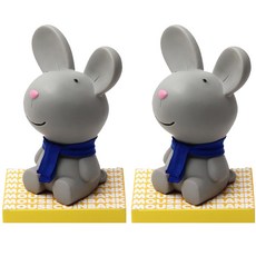 포포팬시 쥐돌이 저금통, 그레이, 2개