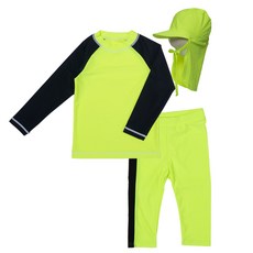 Versoa 兒童荷葉邊防磨衣帽子3件組