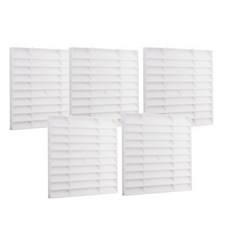 ADDLIFE 通風百葉窗, 5個, 白色