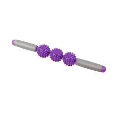 Naya Style 居家訓練瑜珈3球按摩棒 YGYP-73-2, 紫色, 1個