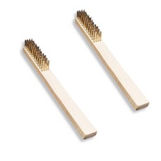 World Clean 木柄鋼絲刷 大型, 2個, 混合顏色