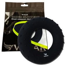 VOLAR 矽膠指壓型握力器 專業級 31.7kg, 黑色, 1個