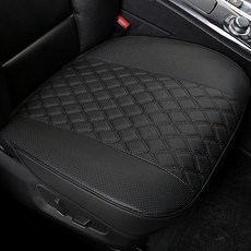 River Fox Sorento MQ4 車用前座皮革坐墊, 黑色, 1個