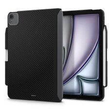 Spigen iPad Enzo Aramid 巧控鍵盤相容保護殼 ACS07757, 黑色, 1個