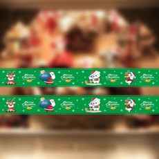 真正零利潤商城 聖誕節室內裝飾貼紙 3入, 10 新款 HYC 49