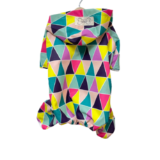 Caniche 寵物彩色防水雨衣, 混合色