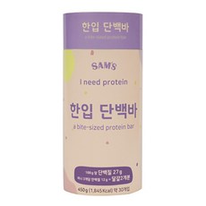 SAMS 한입 단백바 30p, 450g, 1개