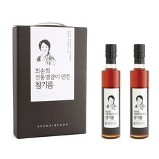 최순희 전통명장이 만든 참기름 2p 선물세트, 300ml, 1세트