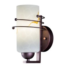 Honey Comb 鄉村風明斯克白玉玻璃壁燈(BL52005), 1入