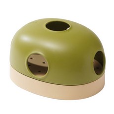 Monspet 貓咪高級轉盤慢食玩具, 綠色, 1個
