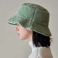 바잘 VA 스퀘어 라벨 리버시블 버킷햇