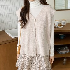 몽글몽글 임부복 니트조끼