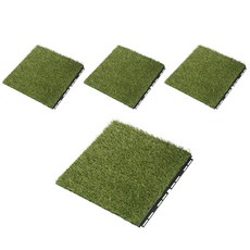 IKEA 宜家家居 Runnen 人造草坪地板, 綠色, 4個