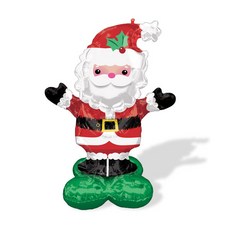 anagram AirLoonz 聖誕節聖誕老人氣球, 單一顏色, 3個