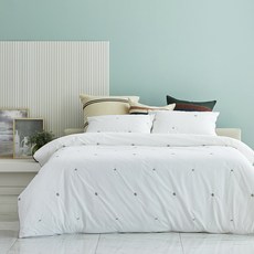 Foret 95 絎縫被套, 白色