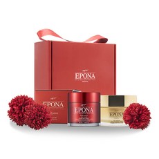 EPONA 面霜50ml+紅參黃金面霜50ml+康乃馨禮盒套組, 1套