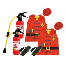 Kes.B 幼兒消防員角色扮演遊戲組 2383set, 混合顏色, 1個