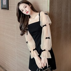 POPLAR NC Kriesha連身裙, 黑色的