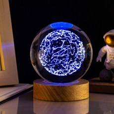 앞날창창 감성 LED 모던 수정구슬 침실 무드등 8cm, 별자리