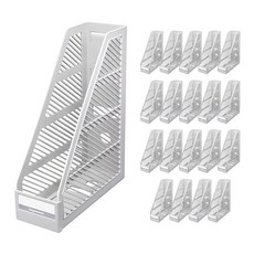 카파맥스 개폐식 서류꽂이 20p, 회색, 1단