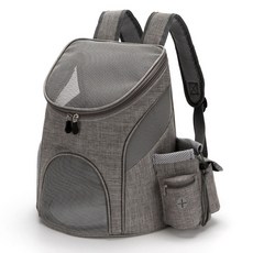 Jinho 寵物散步後背包, 灰色