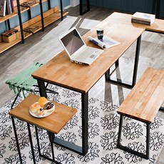 크루즈 엘다원목 테이블 1200, 블랙