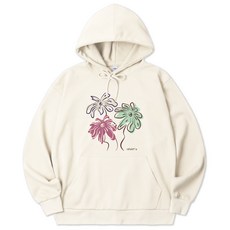 벤힛 watercolor 오버핏 특양면 후드 티셔츠