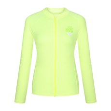 아레나 여성용 웨이비 레저 짚업 래쉬가드 A3BL1PQ08