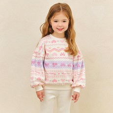 hejmini Dreaming櫻桃愛心提花貂毛內刷毛T恤