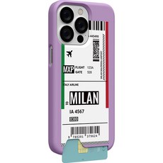 JUST4YOU 에스투비코퍼레이션 보딩2 언더 슬림카드 휴대폰 케이스